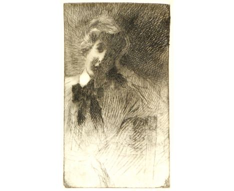 Pierre Adolphe Valette (French, 1876-1942) - 'Gabriella'
Pencil signed etching, inscribed with title and artists details to m