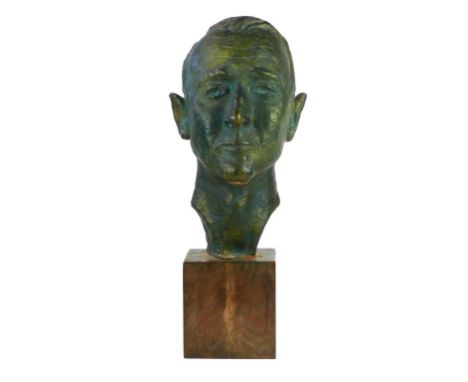 A 20th Century terracotta bust by Lady Bonham-Carter
Depicting Surgeon Major General William Rawson Duncan  Hamilton, Royal A