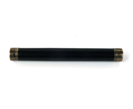 A George III Edinburgh City Police ebony and silver tipstaff, circa 1800
The 13cm tipstaff decorated at one end with a George