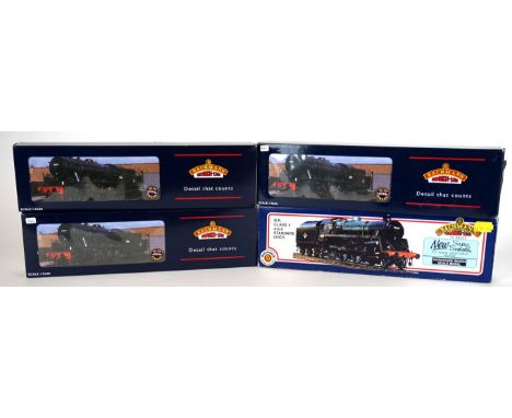 Four boxed Bachmann '00' gauge locomotives and tenders
Comprising 31-106 Class 4 4-6-0 locomotive no. 75029 with six wheel te