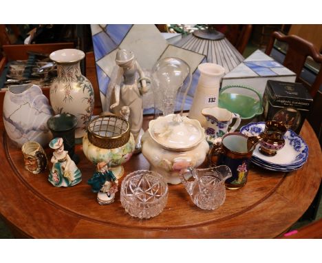 Collection of assorted ceramics inc. Welsh Gaudy, Nao, Allertons and other ceramics 