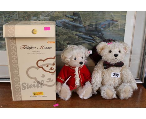 Boxed Steiff Mozart Bear a Scottish Steiff Teddy Limited edition 