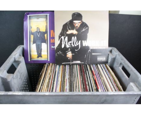 Vinyl - Approx 130 12" singles featuring mainly hip hop &amp; R&amp;B to include LV, Lil Kim, LL Cool J, Wu Tang Clan, R Kell