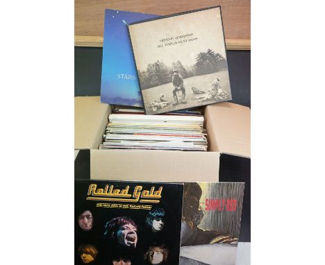 Vinyl - Over 70 LP's, 12" singles and test pressings spanning genres and decades to include George Harrison All Things Must P