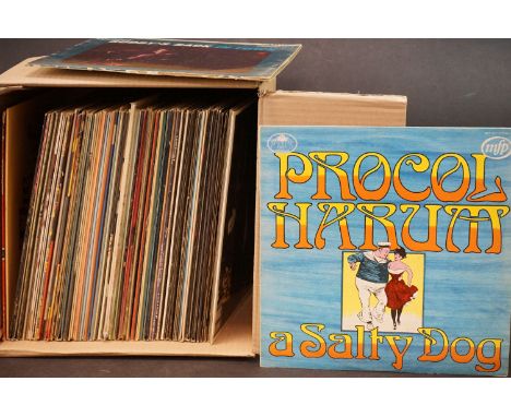 Vinyl - Approx 70 rock &amp; pop LP's to include Procol Harum, The Eagles, The Rolling Stones, Spear Of Destiny, Howard Jones