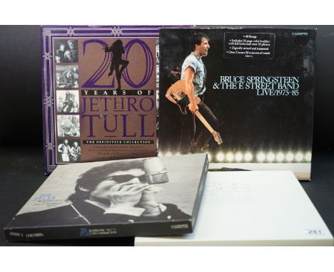 Cassette Tapes  - Four Box Sets to include 20 Years of Jethro Tull The Definitive Collection, Elton John Live in Australia, B