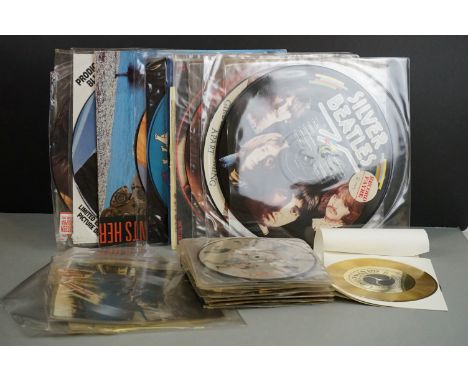 Vinyl - Approx 30 picture &amp; shaped discs picture &amp; shaped discs including Rolling Stones, Madness, Jeff Beck, Spandau