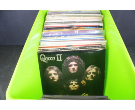 Vinyl - Approx 70 rock &amp; pop LP's featuring ELO, Queen, Bob Dylan, Neil Young, U2 and many others.  Condition varies but 