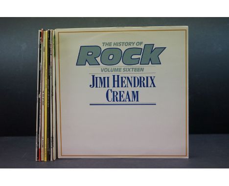 Vinyl - Cream 10 LP's to include Best Of, The History Of Rock, Jimi Hendrix &amp; Cream, Pop History Vol 1, Live Cream Vol 2 