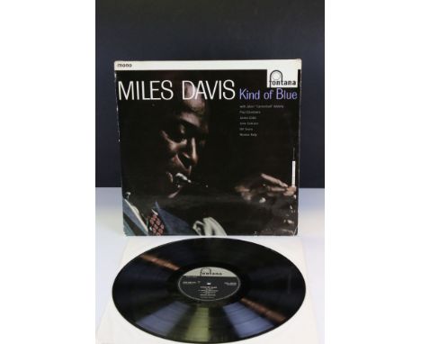 Vinyl - Cool Jazz / Modal Miles Davis Kind Of Blue.  Original UK 1st pressing Mono issue on Fontana Records (1960, TFL 5072).