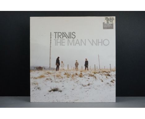 Vinyl - Travis The Man Who LP on Independiente ISOM 9LP, with Writing To Reach You 12", inner sleeves,  HMV price sticker to 
