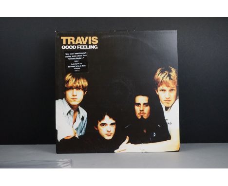 Vinyl - Travis Good Feeling LP on Independiente ISOM 1LP, with black cover, sticker to cover, inner sleeve, sleeve showing ri
