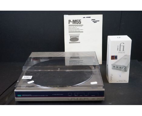 Hi-Fi Equipment - Sansui Computer Control Linear Tracking fully automatic turntable PM55 with manual,  plus a boxed IFI micro