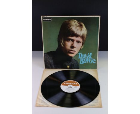 Vinyl - David Bowie Self Titled on Deram (DML 1007) mono, laminated front cover.  Matrices 7754 1B and 7755 1B.  Sleeve Vg++ 
