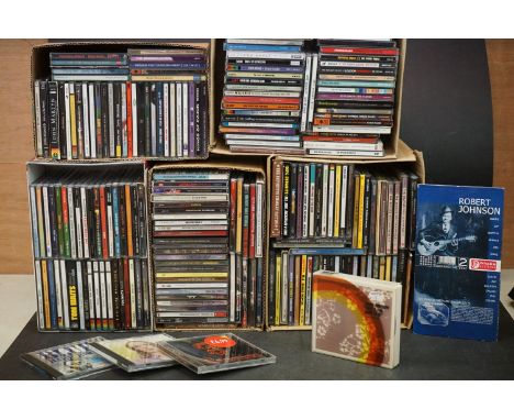 CD's - Collection of approx 200 CDs spanning genres including Rock, Pop, Blues, Folk, Punk, Hip Hop, R&amp;B, Soul and much m