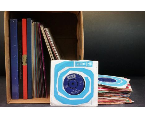 Vinyl - Small collection of LP's and 45's including Guns N Roses, The Beatles, Jimi Hendrix, Billie Holiday and others 