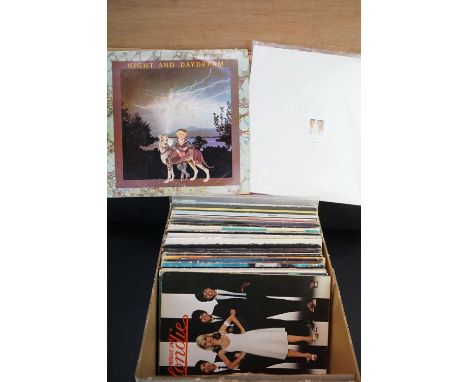 Vinyl - Rock &amp; Pop collection of approx 50 LP's to include Bob Dylan, Blondie, The Pretenders, ELO, Saxon, Rick Wakeman, 