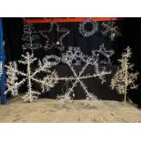 1 PALLET OF XMAS LIGHTS, DECORATIONS, WATER SPINNERS, LIGHT SCULPTURES & MUCH MORE! £4000