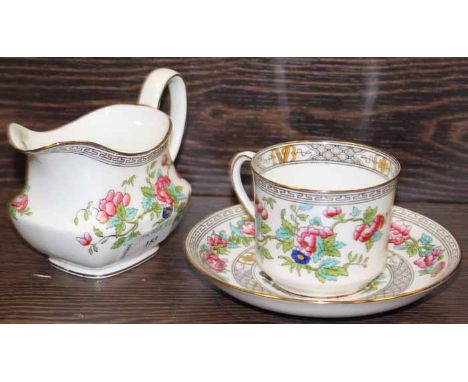 AYNSLEY INDIAN TREE PATTERN PART TEA SERVICE