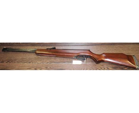 NORGONIA GERMAN 5.5MM CALIBRE AIR RIFLE
stmped to barrel, inside a gun slip, 105cm long 