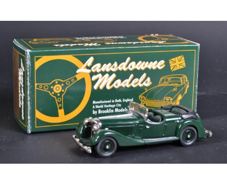 An original boxed Lansdowne Models / Brooklin Models 1/43 scale precision diecast model No. LDM 27 Jensen Dual Cowl Phaeton. 
