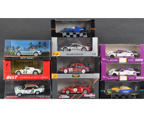 1/43 Scale Diecast - a collection of x10 assorted 1/43 scale precision diecast models. Includes; Corgi Detail Cars, Best (901