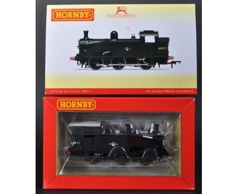 An original Hornby 00 gauge model railway trainset locomotive engine No. R3326&nbsp;Class J50 0-6-0T 68971 in BR Black with l