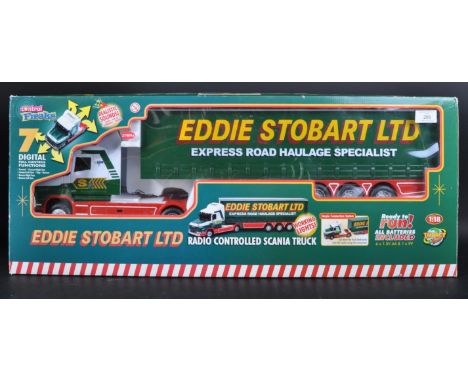 A large ' Control Freaks ' made 1/18 scale RC Radio Controlled Eddie Stobart Scania Truck. Multi directional movement and rea