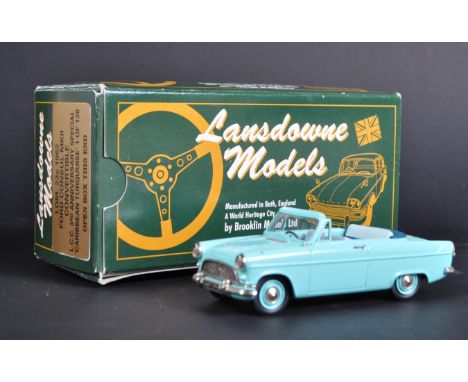 An original boxed Lansdowne Models / Brooklin Models 1/43 scale precision diecast model No. LDM 23x Ford Consul MKII Converti