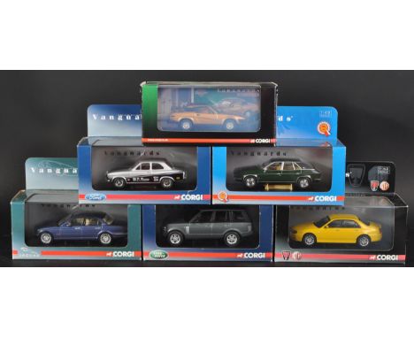 A collection of x6 Limited Edition Corgi Vanguards 1/43 scale diecast model cars. Examples to include; VA10500 Triumph TR7, V