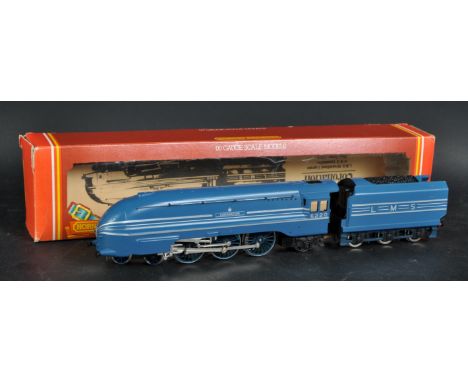 An original vintage Hornby made 00 gauge model railway trainset locomotive engine No. R685. LMS 4-6-2 Coronation Class 7P. Ho