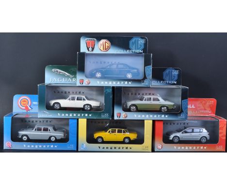 A collection of x6 Limited Edition Lledo made Corgi Vanguards 1/43 scale diecast model cars. Examples to include; VA04400 Aus