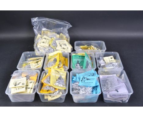 A large collection of vintage miniature cast metal wargaming figures of 15mm and 1/300 scale to include; Zulu War horses, Nap