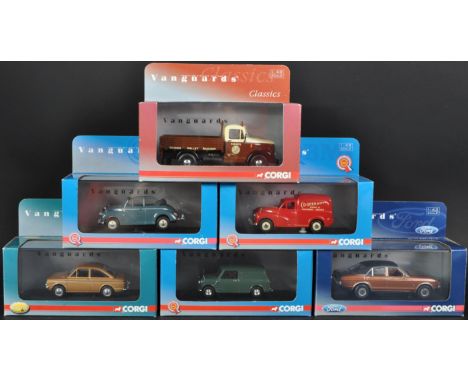 A collection of x6 Limited Edition Corgi Vanguards 1/43 scale diecast model cars. Examples to include; VA04007 Hillman Imp, V