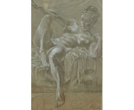 Anthony Brandt (1925-2009)Lithograph "Amor Expectant", nude female, signed lower right, 85cm x 57cm 