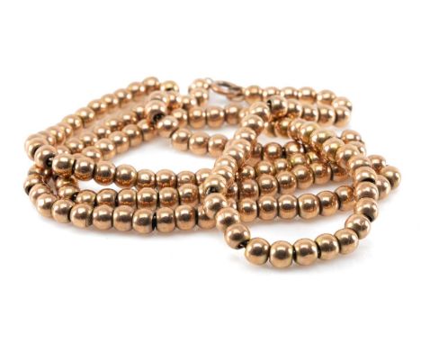 9CT GOLD CHAIN, bobbin design, 41cms long, 10.7gmsProvenance: private collection CeredigionComments: light wear overall, clas