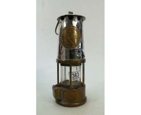 Eccles Miners lamp: type 6 M&amp;Q 