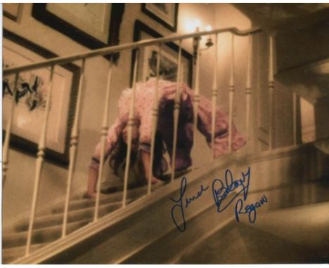 THE EXORCIST: 8x10 inch photograph signed by actress Linda Blair who starred as ‘Regan’ in The Exorcist, one of the greatest 