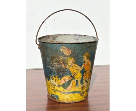 A vintage Chad Valley seaside bucket.