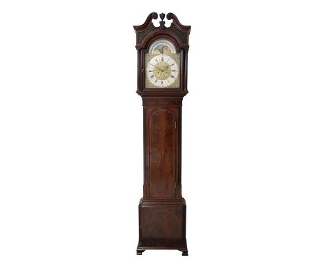 A Good Mahogany Eight Day Longcase Clock with the Case Probably Made by Gillow of Lancaster, signed William Newby, Kendal, ci