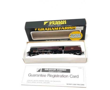 Boxed graham farish  N Gauge train No 1816 duchess of hamilton 
