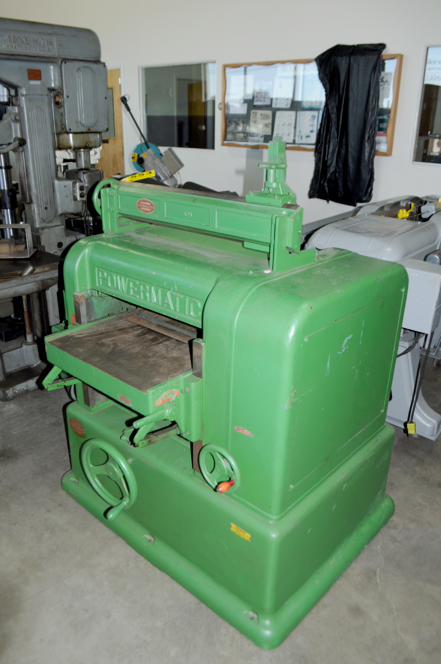 POWERMATIC 20” MODEL 221 PLANER, S/N 1653, 8” THICK CAPACITYLoading Fee