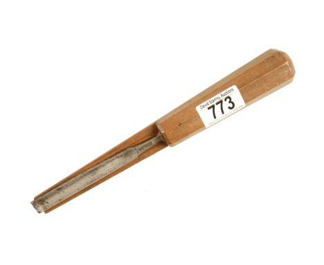 A little used 1/2" sash scribing gouge by J. HOWARTH G++