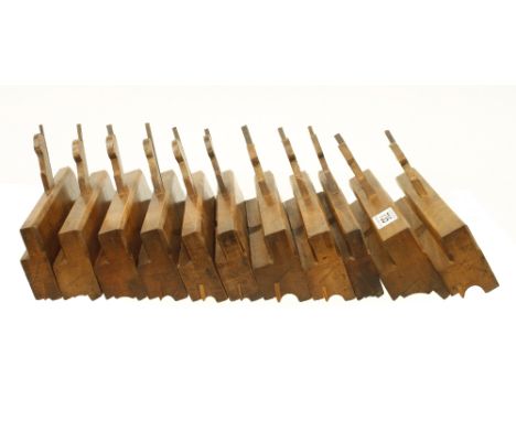 A set of 7 boxed beads 1/8" to 1", a pair of sash planes 5/8" and 3/4"  and two moulders (11) by GREENSLADE Bristol G+