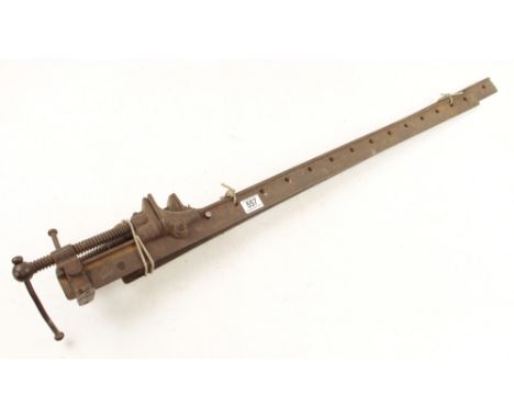 A pair of 3' T bar sash cramps G 