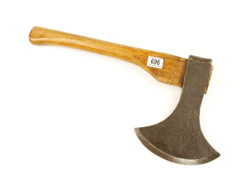 A heavy duty French logging axe with 9" edge G+