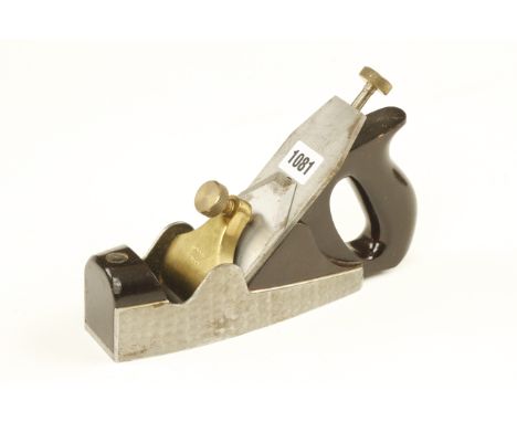 A little used late model NORRIS A5 smoother with engine turned sides and instructions in orig poor box G++