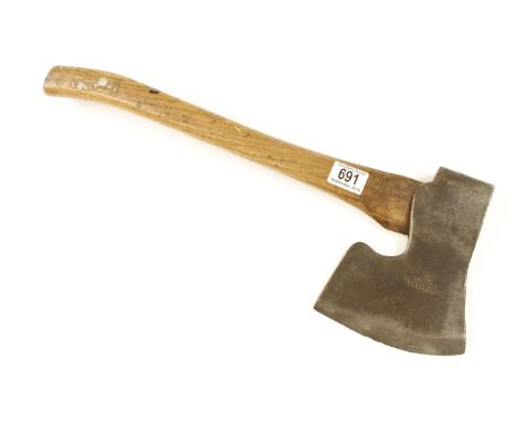 A carriage maker's R/H side axe by MARPLES with 6" edge G+