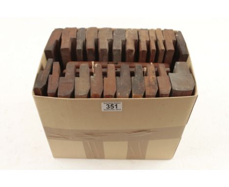 25 various H&R moulding planes all by HIELDS G+ 