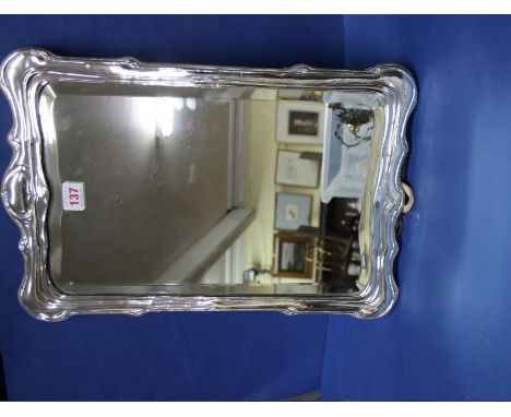 An Edwardian silver easel dressing table mirror, by Henry Matthews, Birmingham 1905, 45 x 32cm. Condition Report: Hallmark a 